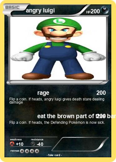 Pokemon angry luigi