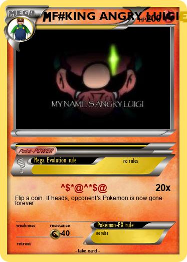 Pokemon F#KING ANGRY LUIGI