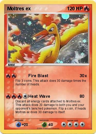 Pokemon Moltres ex