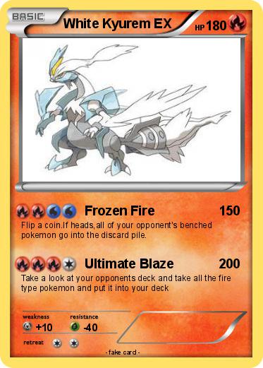 Pokemon White Kyurem EX