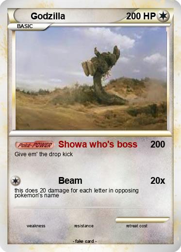 Pokemon Godzilla