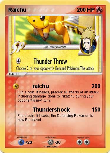 Pokemon Raichu