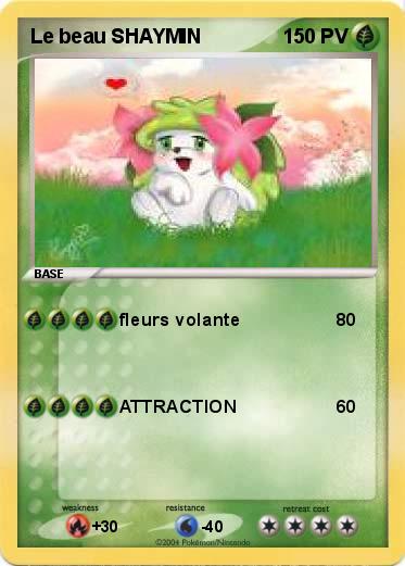 Pokemon Le beau SHAYMIN