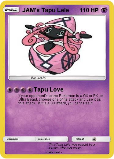 Pokemon JAM's Tapu Lele