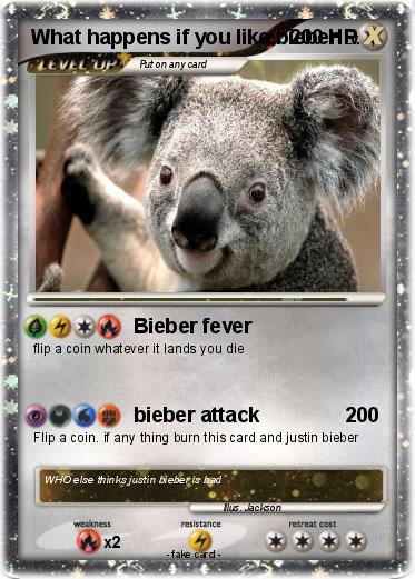 Pokemon What happens if you like bieber