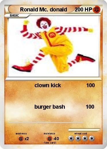 Pokemon Ronald Mc. donald