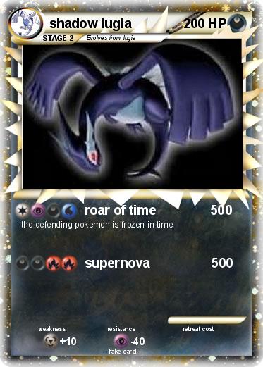 Pokemon shadow lugia