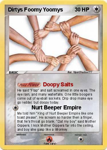 Pokemon Dirtys Foomy Yoomys