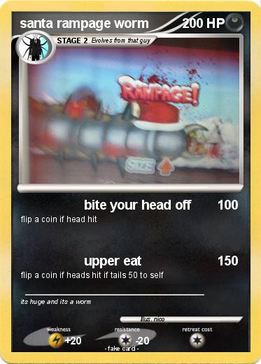 Pokemon santa rampage worm