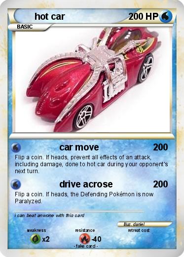 Pokemon hot car