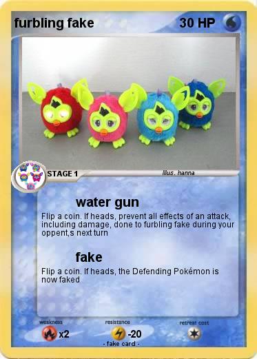 Pokemon furbling fake