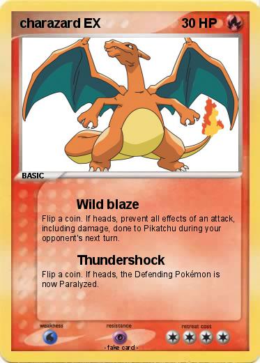 Pokemon charazard EX