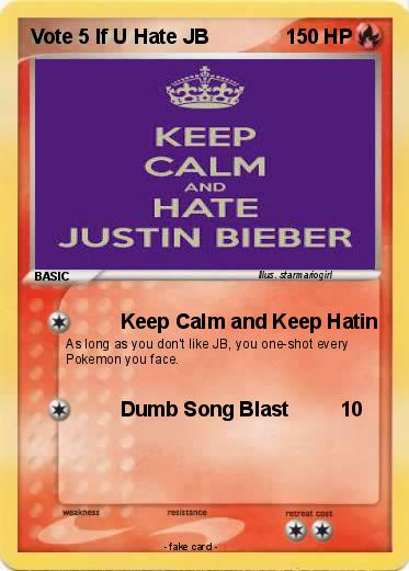 Pokemon Vote 5 If U Hate JB