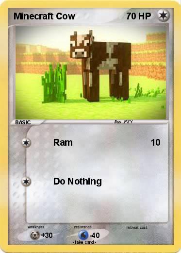 Pokemon Minecraft Cow