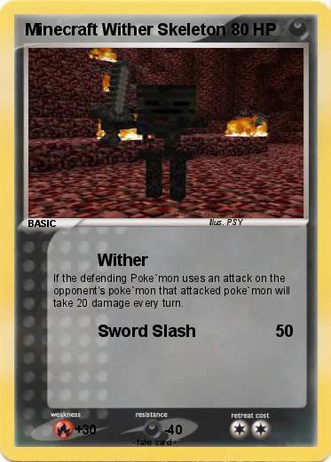 Pokemon Minecraft Wither Skeleton