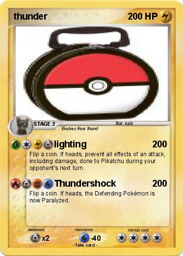 Pokemon thunder