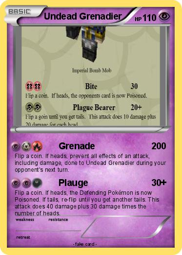 Pokemon Undead Grenadier