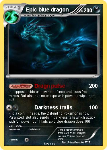 Pokemon Epic blue dragon