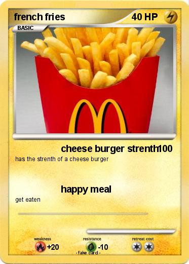 Pokemon french fries