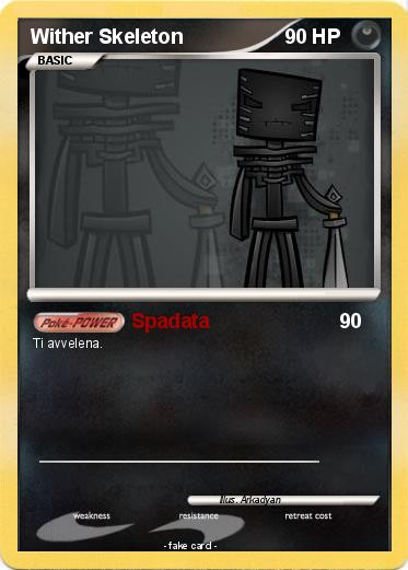 Pokemon Wither Skeleton