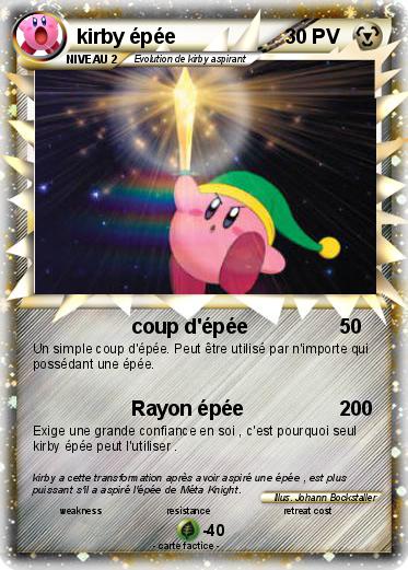 Pokemon kirby épée