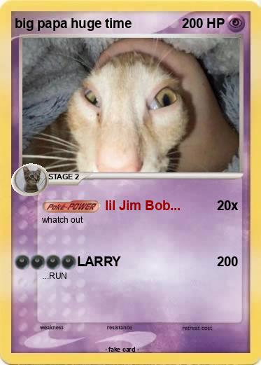 Pokemon big papa huge time