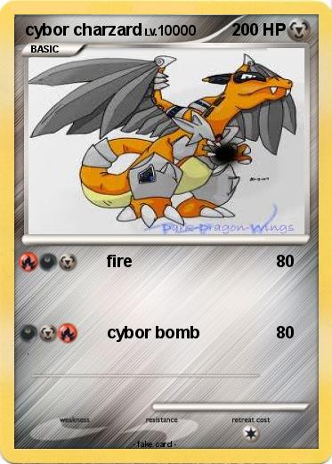 Pokemon cybor charzard