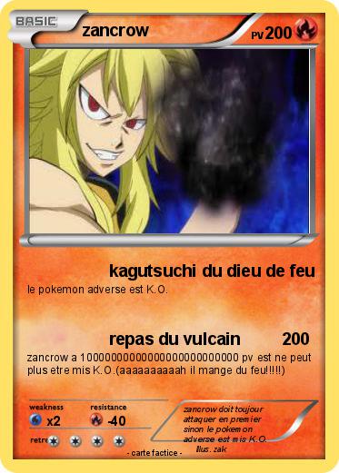 Pokemon zancrow