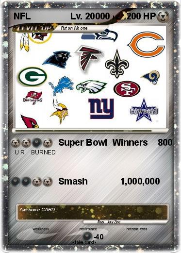 Pokemon NFL                Lv. 20000