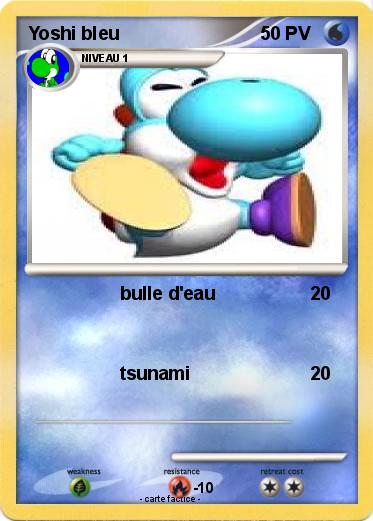 Pokemon Yoshi bleu