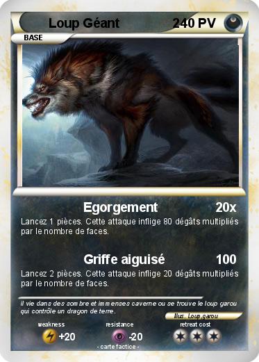 Pokemon Loup Géant               2