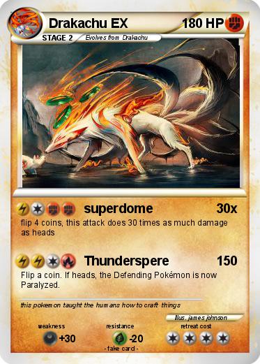 Pokemon Drakachu EX
