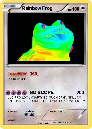 Pokemon Rainbow Frog