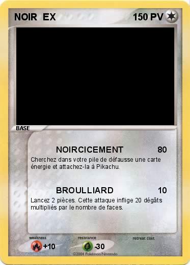 Pokemon NOIR  EX