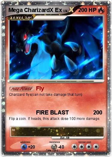 Pokemon Mega CharizardX Ex