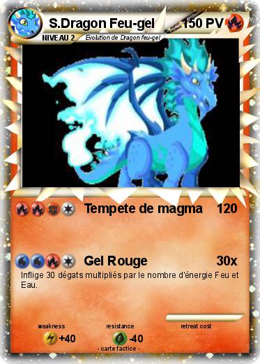 Pokemon S.Dragon Feu-gel