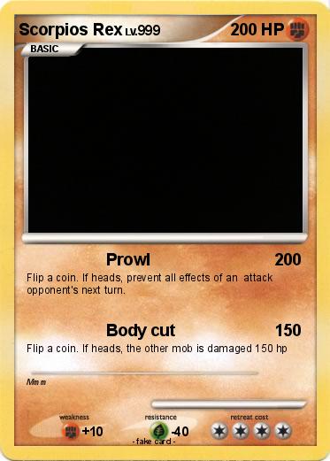 Pokemon Scorpios Rex