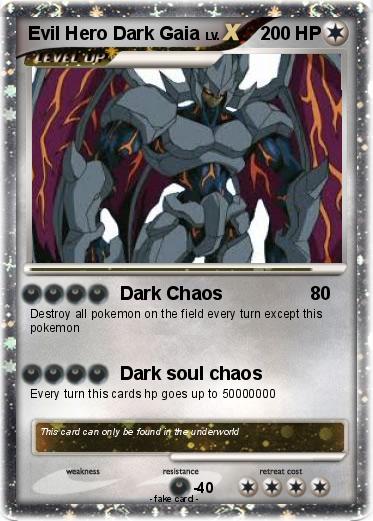Pokemon Evil Hero Dark Gaia
