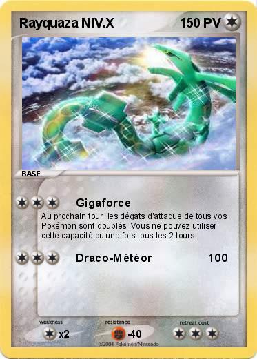 Pokemon Rayquaza NIV.X