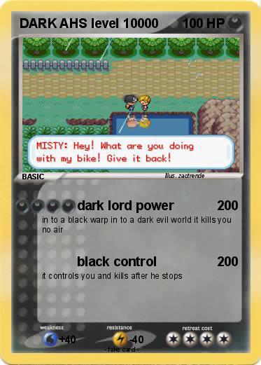Pokemon DARK AHS level 10000