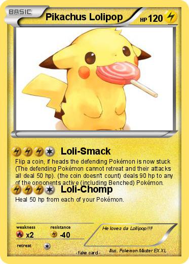 Pokemon Pikachus Lolipop