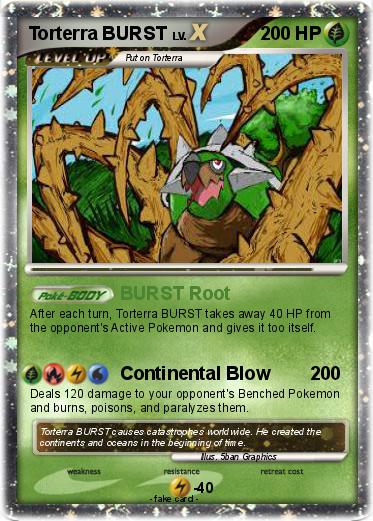 Pokemon Torterra BURST