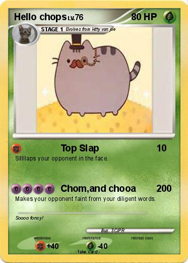 Pokemon Hello chops