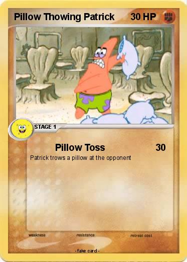 Pokemon Pillow Thowing Patrick