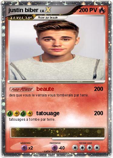 Pokemon justin biber