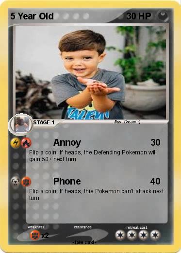 Pokemon 5 Year Old