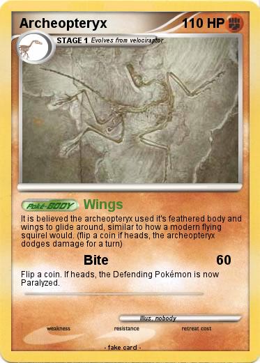 Pokemon Archeopteryx
