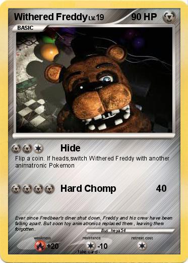 Pokemon Withered Freddy