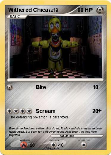 Pokemon Withered Chica