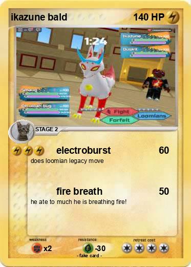 Pokemon ikazune bald